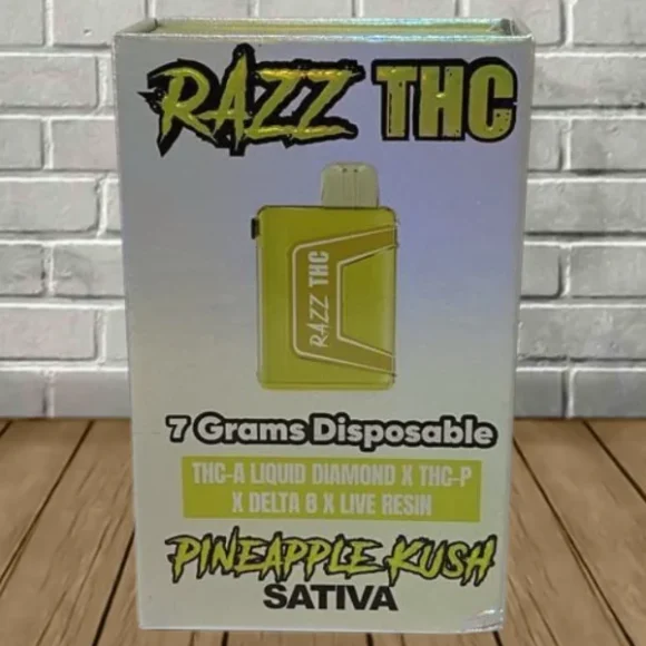 Pineapple Kush – Razz THC Live Resin THCa Liquid Diamond(7g)