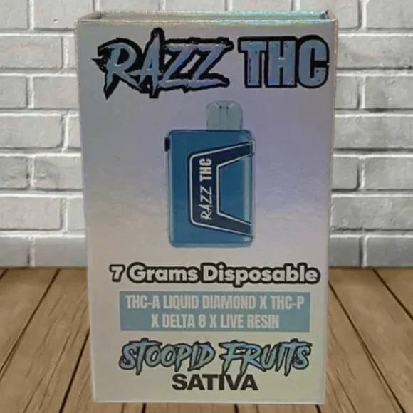 Stoopid Fruits – Razz THC Live Resin THCa Liquid Diamond 7g